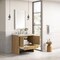 James Martin Vanities Hudson 36in Single Vanity, Light Natural Oak w/ 3 CM Eternal Jasmine Pearl Top 435-V36-LNO-3EJP - alternate 4